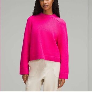 Lululemon Brushed Merino Sweater in Sonic Pink